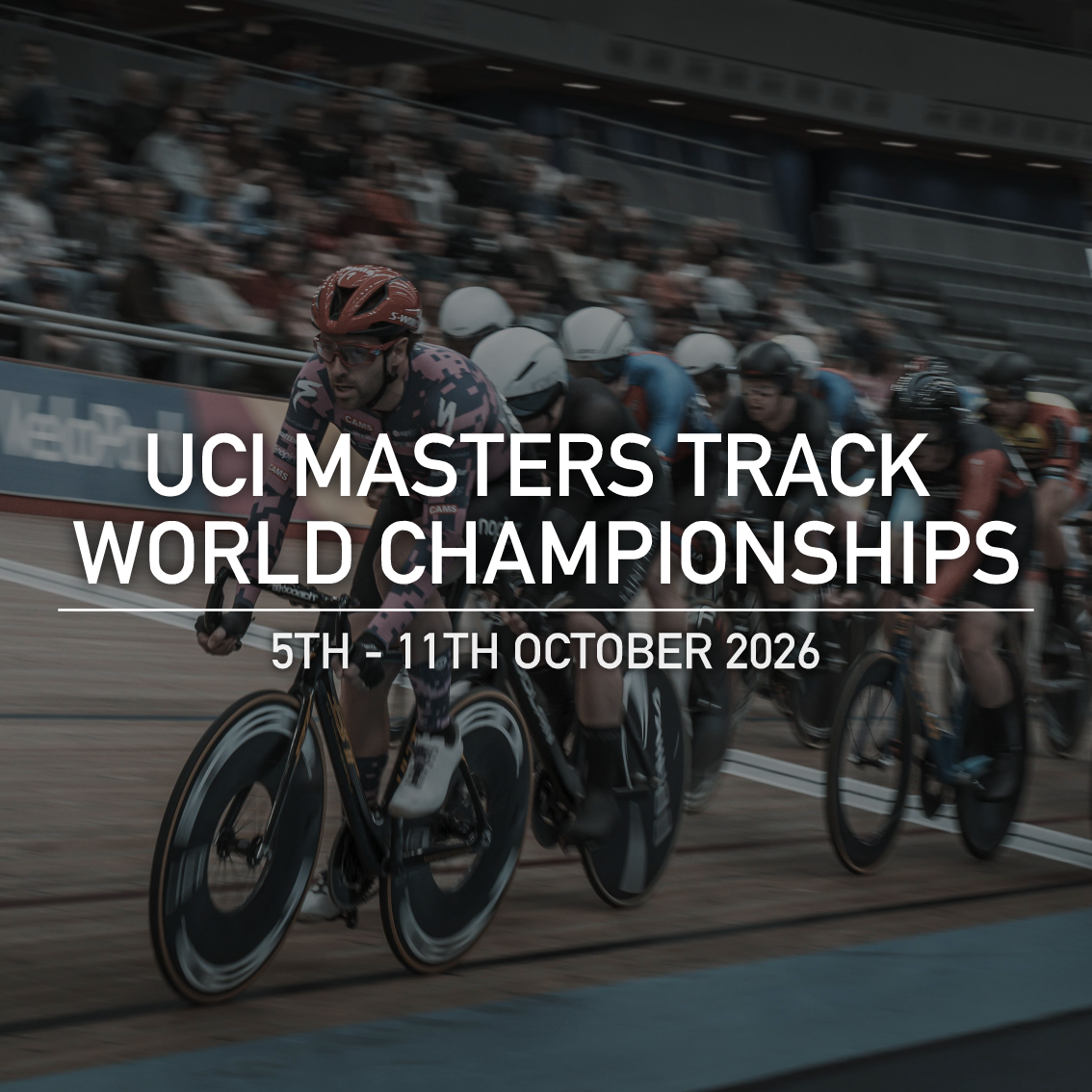 Championnats du Monde Masters sur Piste – Londres (G.B) 5/11 Octobre 2026: The Worlds are coming to London!